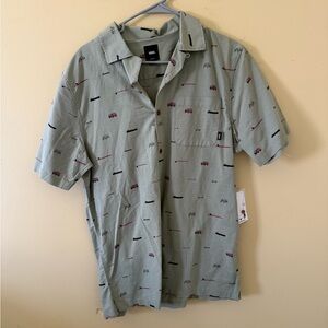 Vans Green Short Sleeve Shirt